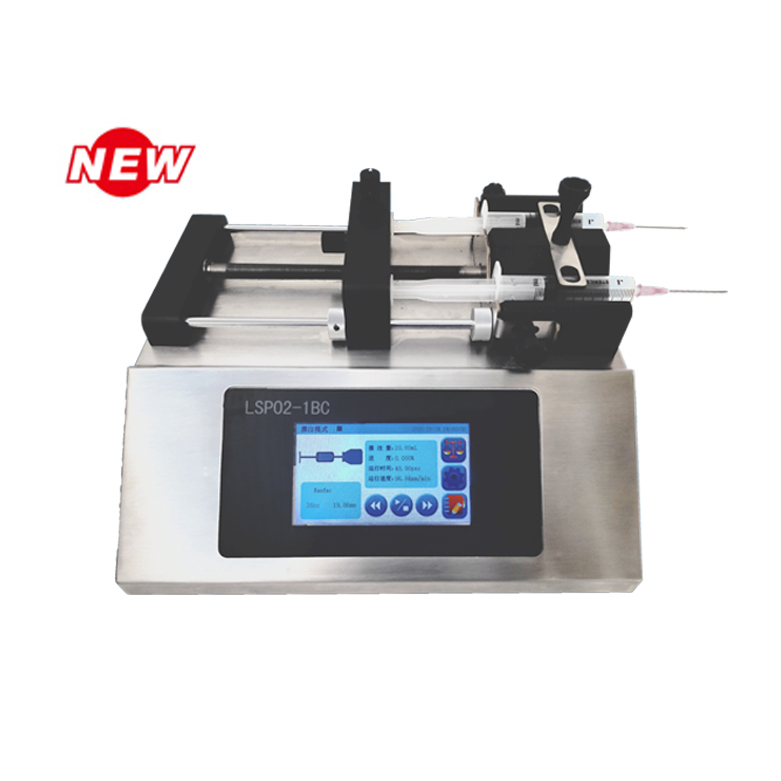 Touch screen syringe pump LSP02-1BC